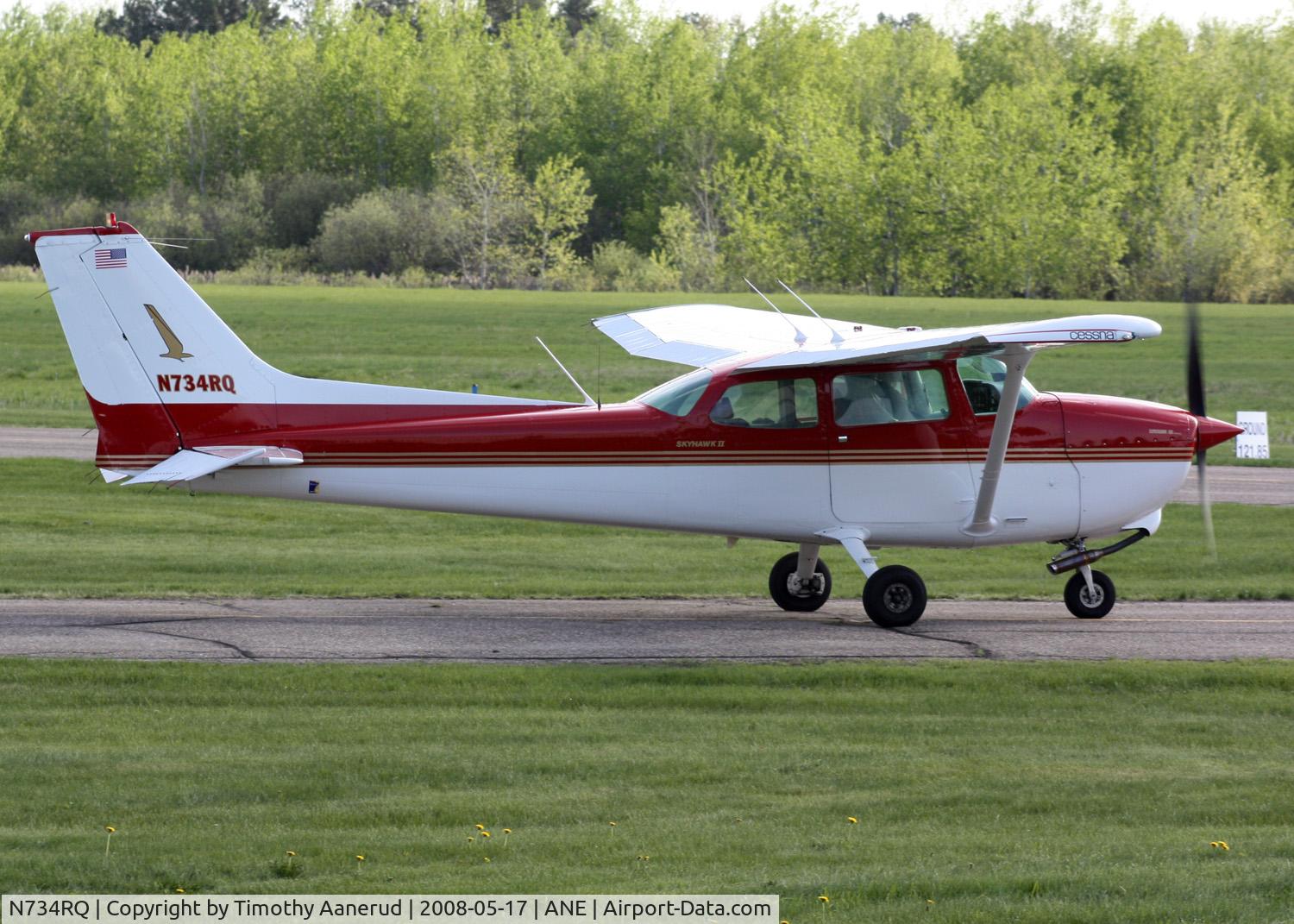 N734RQ, 1977 Cessna 172N C/N 17269058, Blaine Aviation Weekend 2008, Power Flow exhaust system.