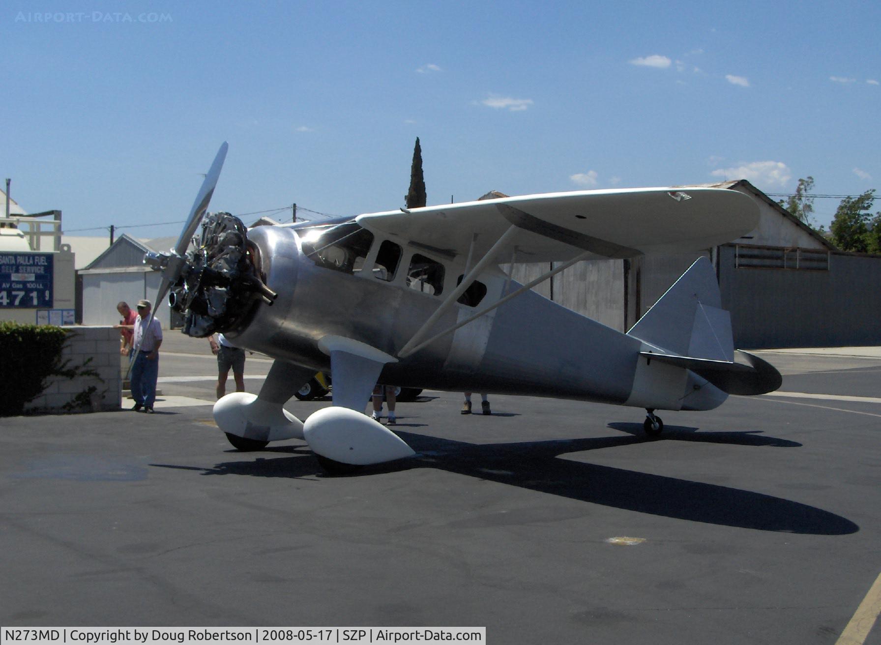 N273MD, 2008 Dickenson Howard DGA-21 (Replicate) C/N 001, Dickenson-Dickenson Howard DGA-21, P&W R-1340-57 600 Hp Wasp radial, at fuel ramp