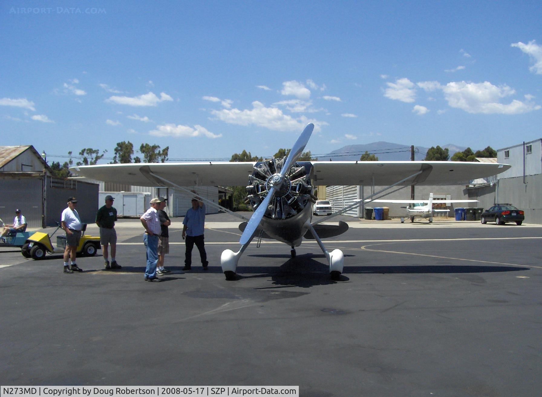 N273MD, 2008 Dickenson Howard DGA-21 (Replicate) C/N 001, Dickenson Howard DGA-21 Experimental class, P&W R-1340-57 600 Hp Wasp radial, at fuel ramp, builder with interested group
