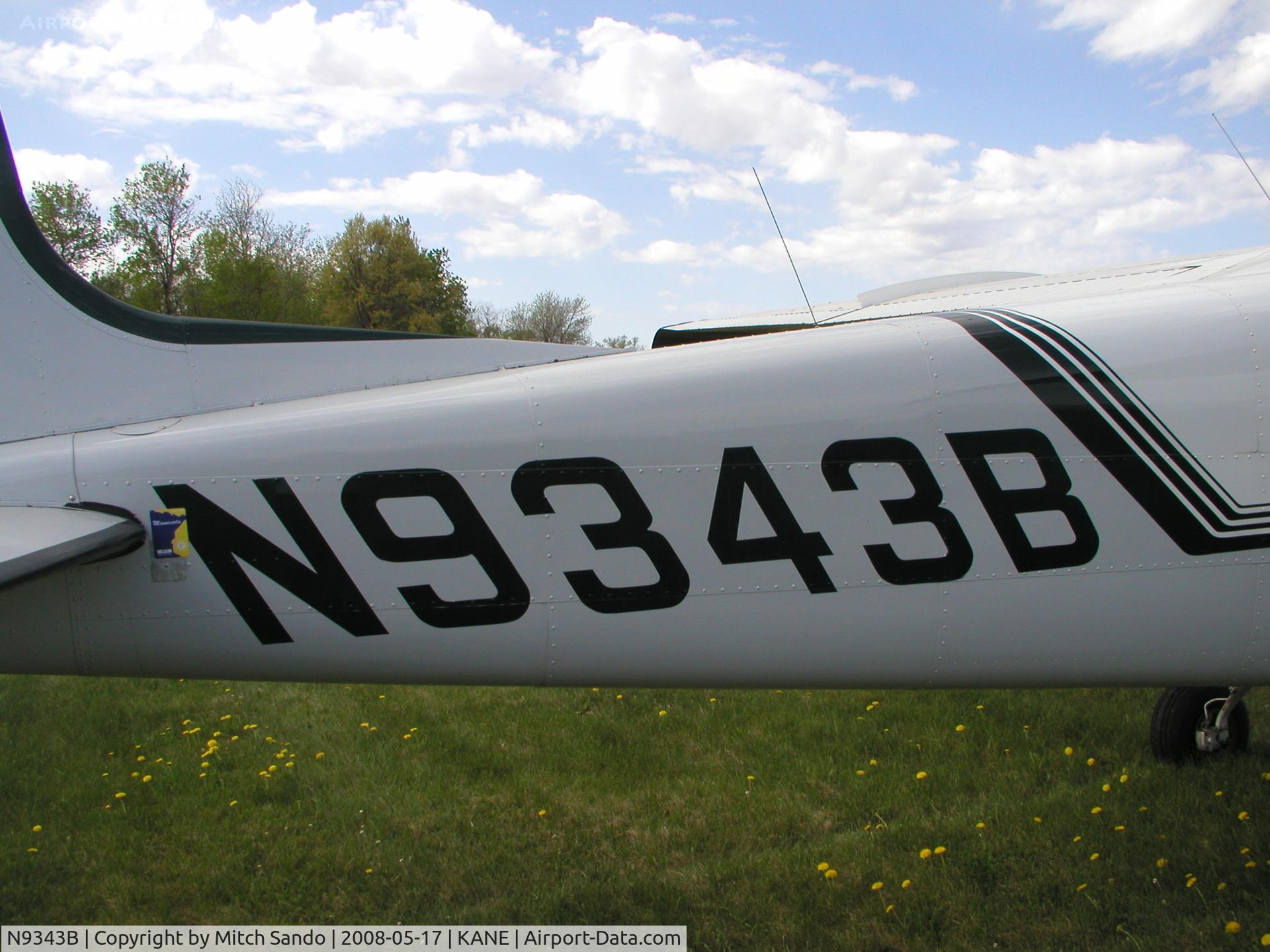 N9343B, 1958 Cessna 175 Skylark C/N 55143, Blaine Aviation Weekend '08.