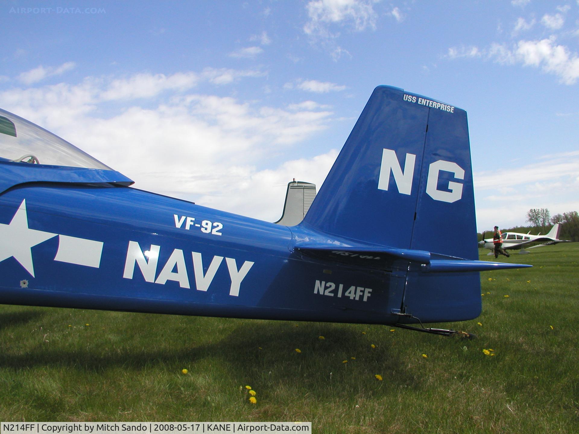 N214FF, Vans RV-8 C/N 80687, Blaine Aviation Weekend '08.