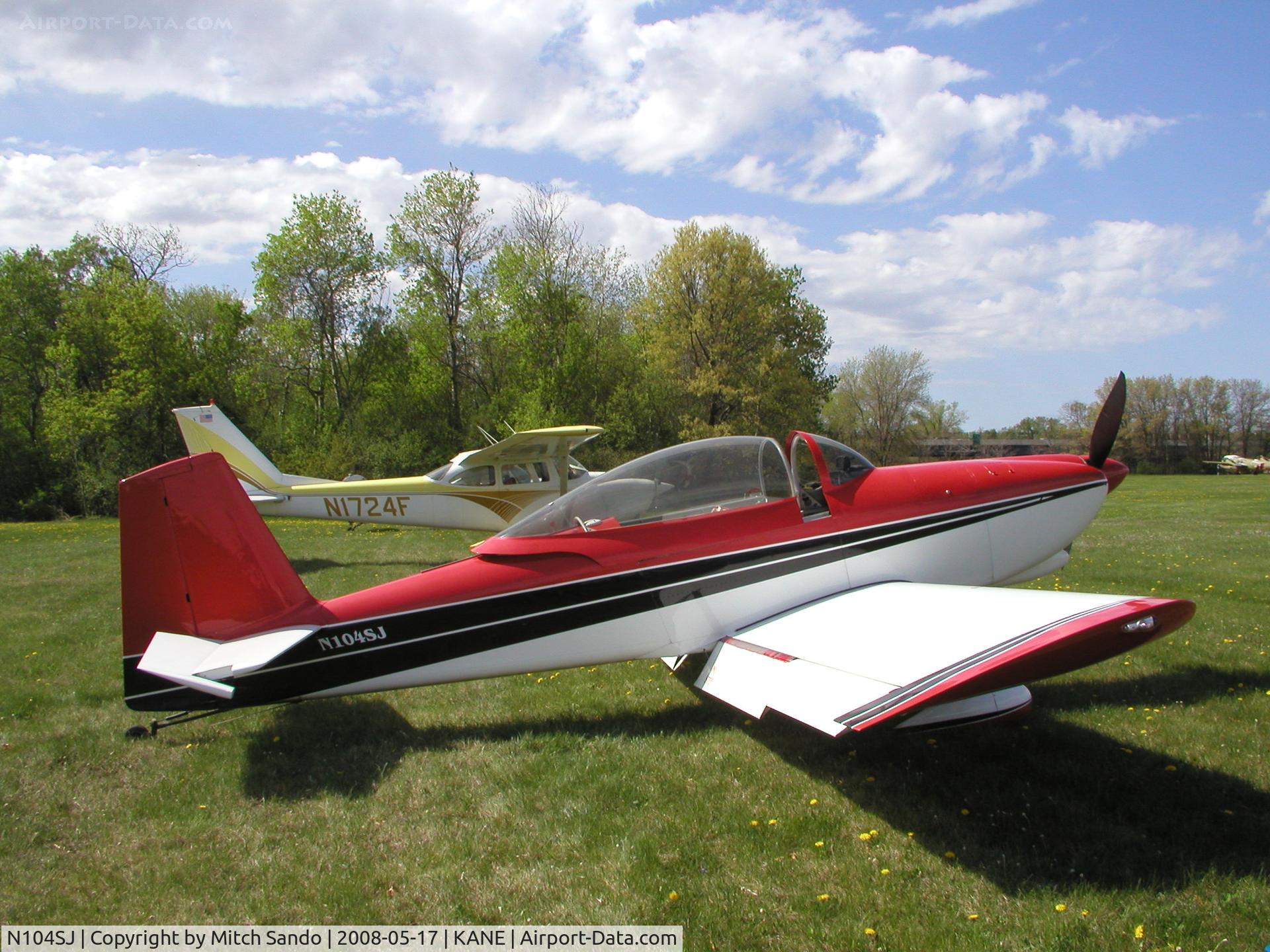 N104SJ, 2001 Vans RV-8 C/N 81278, Blaine Aviation Weekend '08.
