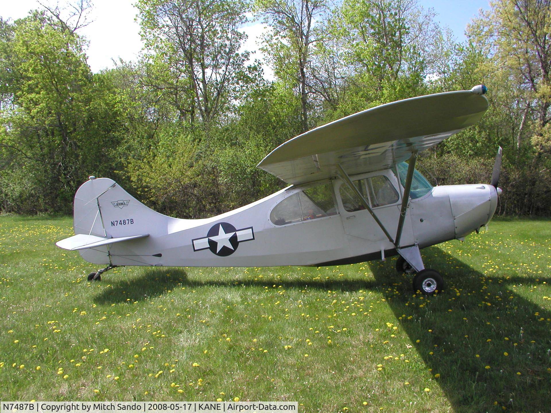 N7487B, 1956 Champion 7EC C/N 7EC-488, Blaine Aviation Weekend '08.