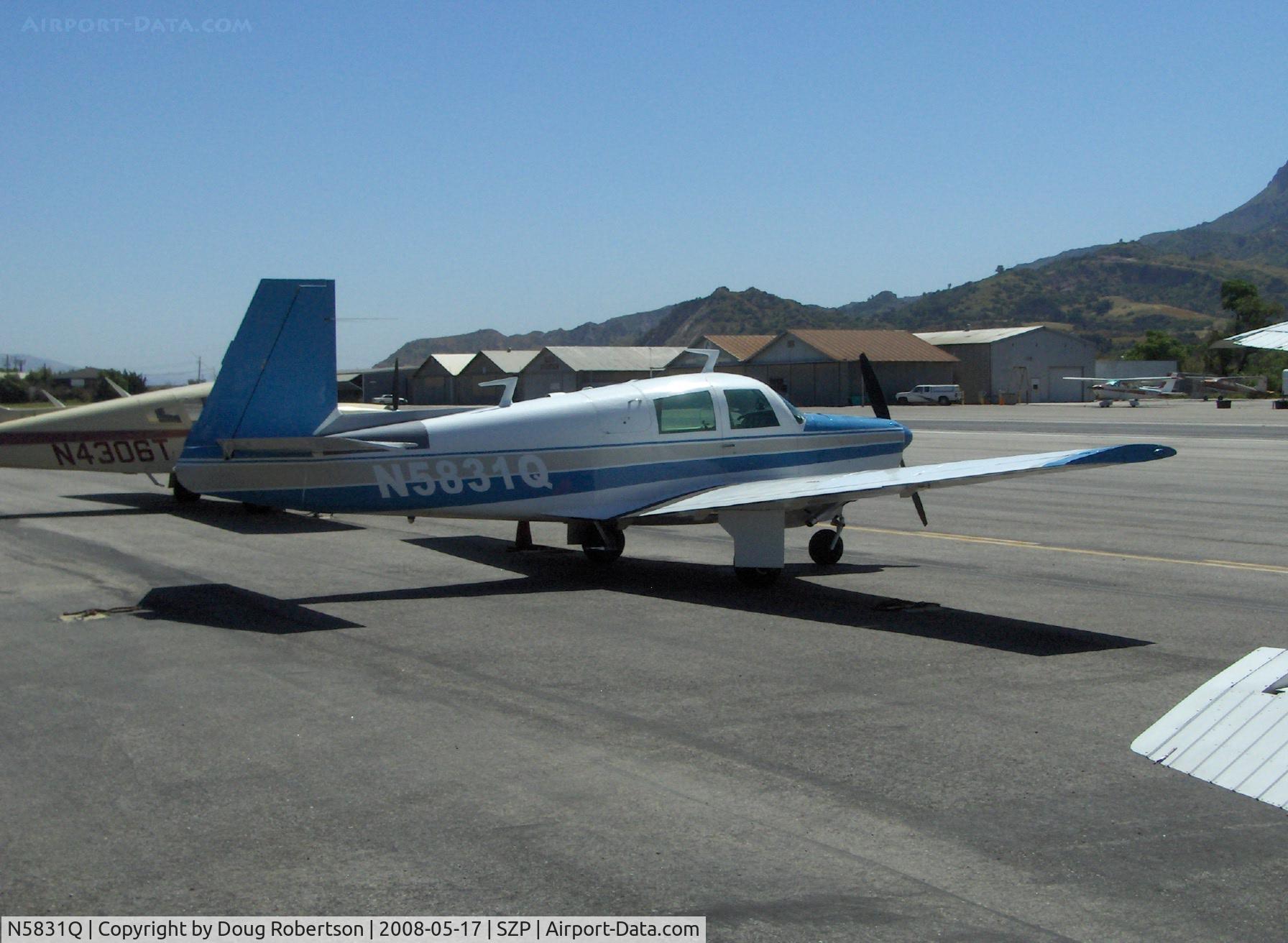 N5831Q, 1965 Mooney M20E C/N 781, 1965 Mooney M20E SUPER 21, Lycoming IO-360 200 Hp