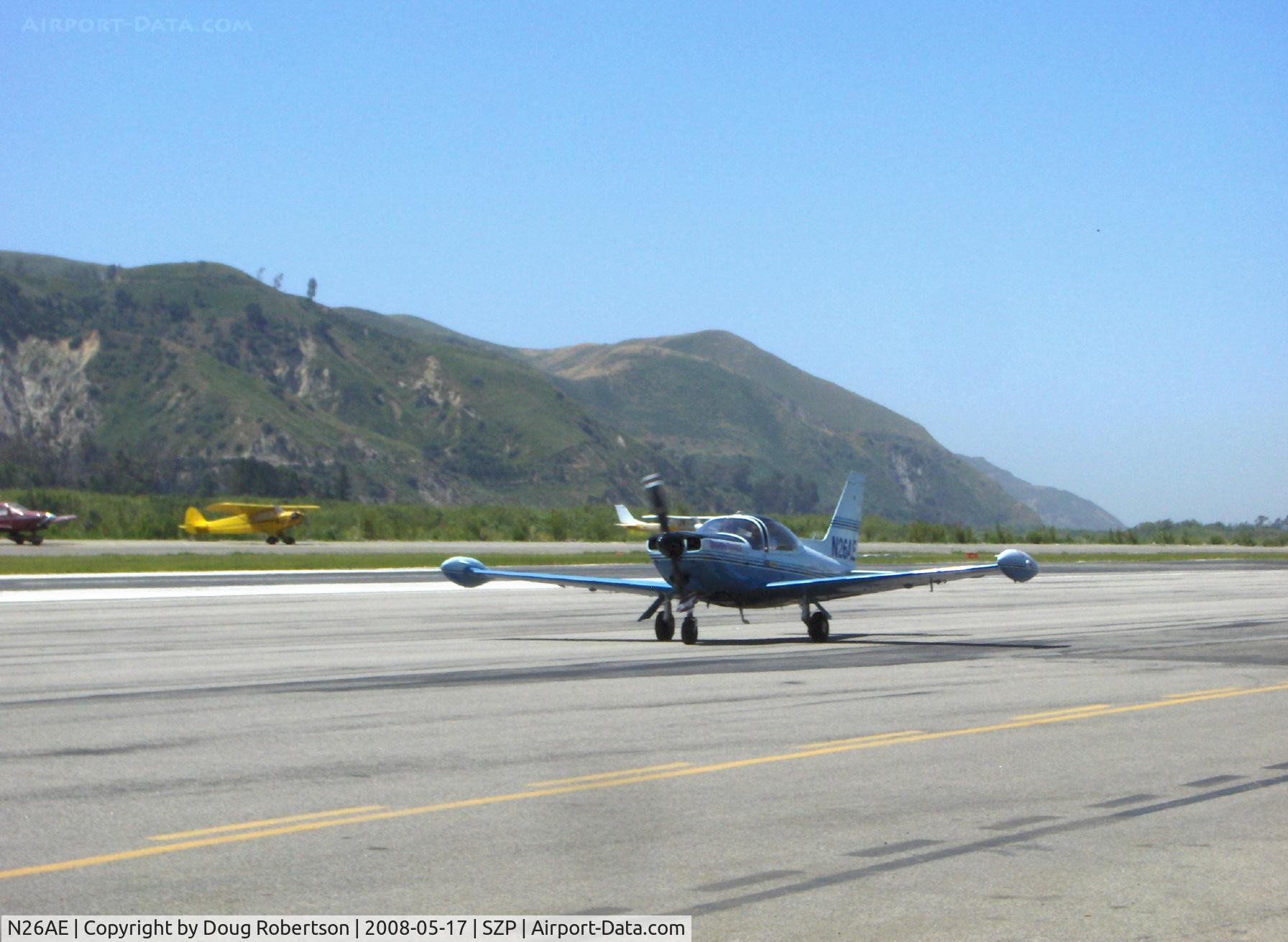 N26AE, 1976 SIAI-Marchetti SF-260B C/N 230/21-06, 1976 Siai-Marchetti SF.260B, 'Double Trouble', Lycoming O-540-E4A5 260 Hp, taxi