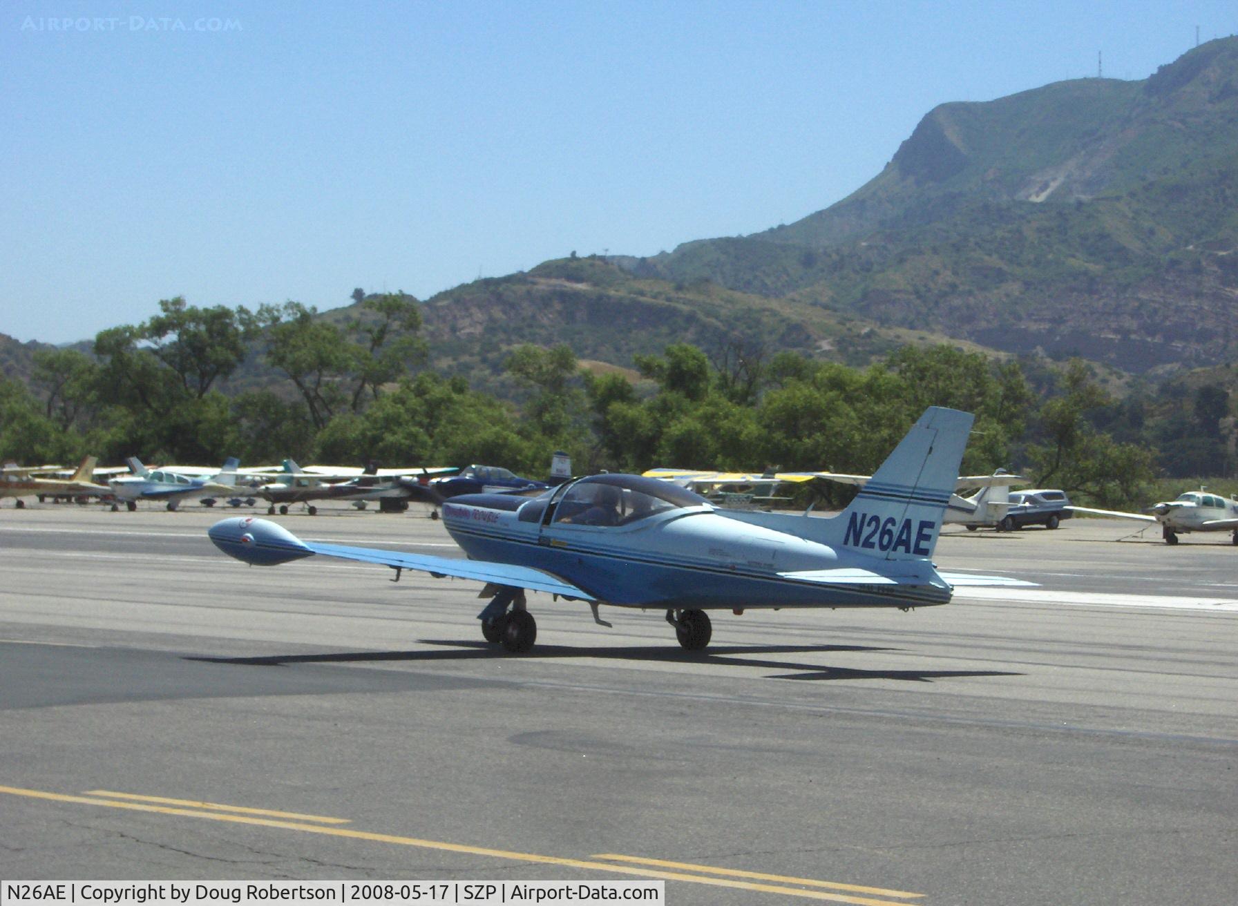 N26AE, 1976 SIAI-Marchetti SF-260B C/N 230/21-06, 1976 Siai-Marchetti SF.260B, 'Double Trouble', Lycoming O-540-E4A5 260 Hp, taxi