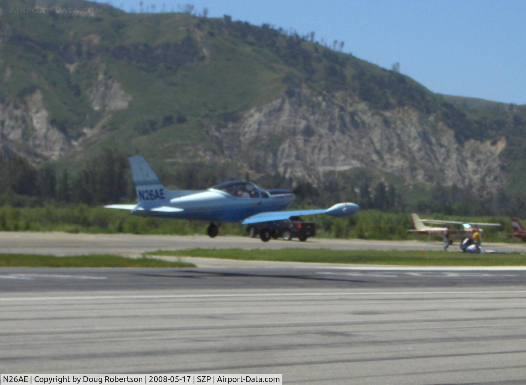 N26AE, 1976 SIAI-Marchetti SF-260B C/N 230/21-06, 1976 Siai-Marchetti SF.260B, 'Double Trouble', Lycoming O-540-E4A5 260 Hp, takeoff Rwy 22. Note: This aircraft flown from right seat.