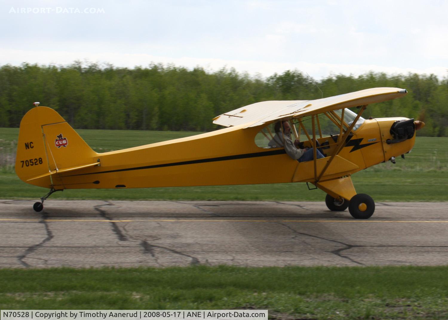 N70528, 1946 Piper J3C-65 Cub C/N 17542, Blaine Aviation Weekend 2008