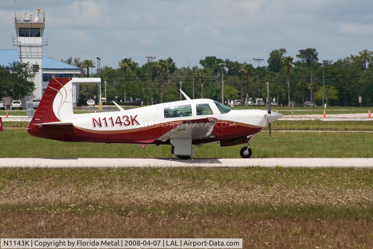 N1143K, 1981 Mooney M20J 201 C/N 24-1181, M20J