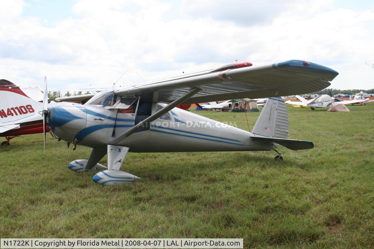 N1722K, 1946 Luscombe 8E Silvaire C/N 4449, Luscombe 8E