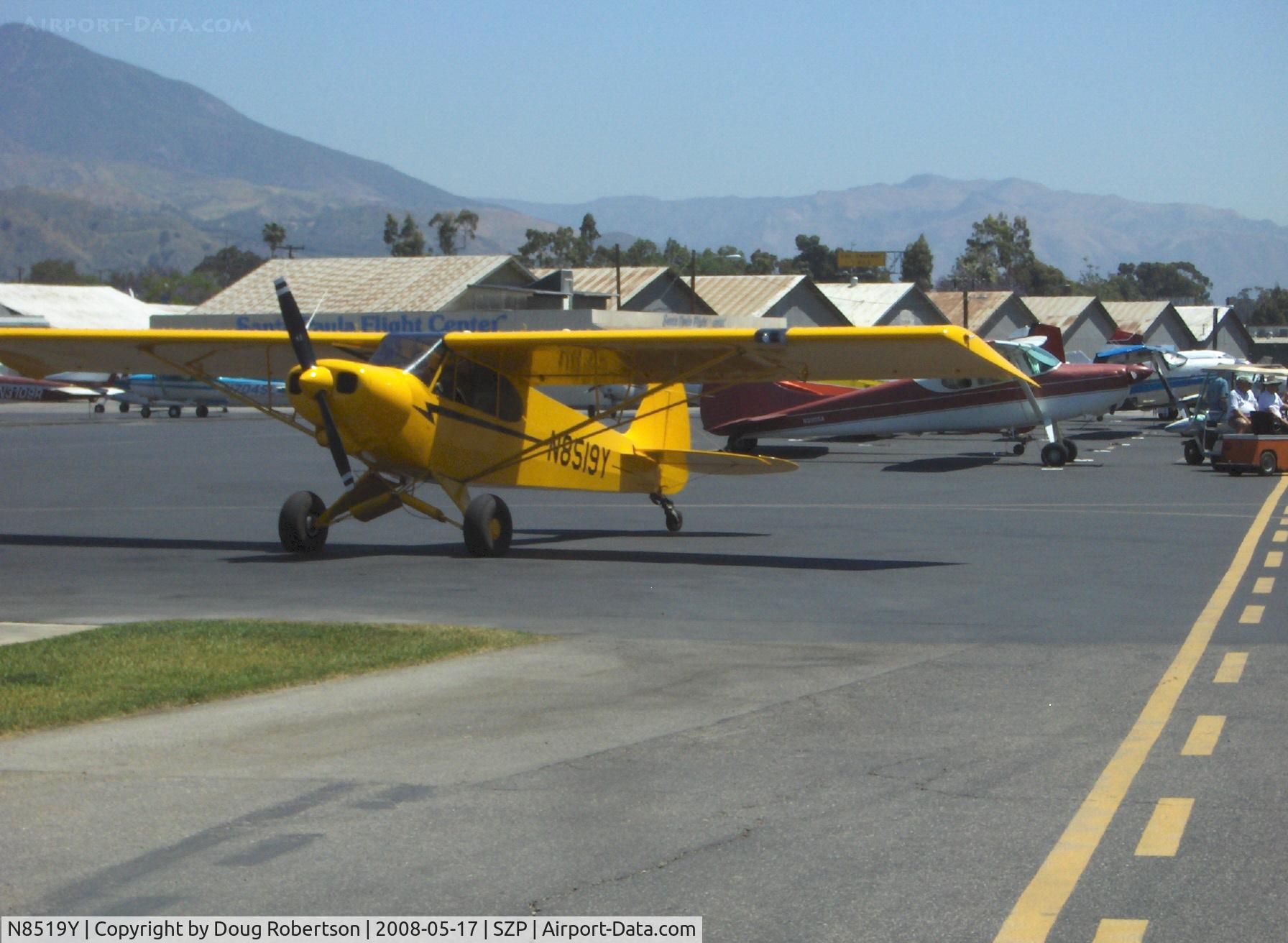 N8519Y, 1970 Piper PA-18-150 Super Cub C/N 18-8885, 1970 Piper PA-18-150 SUPER CUB, Lycoming O-320 150 Hp, Micro vortex generators, oversize tires, taxi to refuel