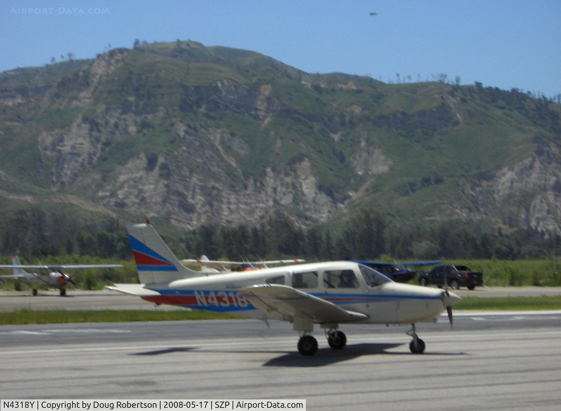 N4318Y, 1983 Piper PA-28-161 Warrior II C/N 28-8416006, 1983 Piper PA-28-161 WARRIOR II, Lycoming O-320-D3G 160 Hp. taxi