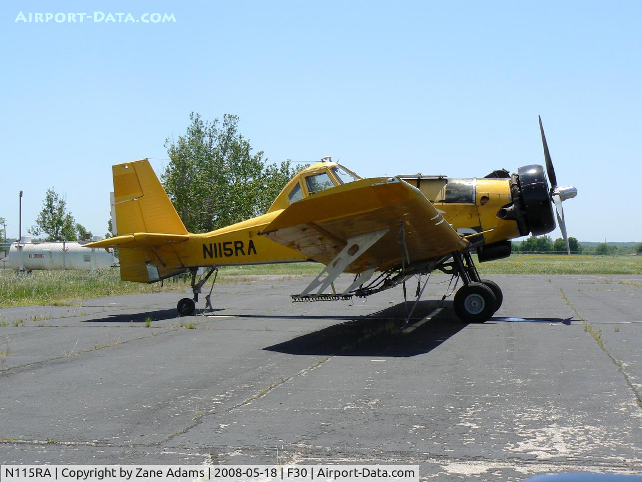 N115RA, 1989 PZL-Mielec M-18A C/N 1Z021-09, At Sulphur Municipal, OK