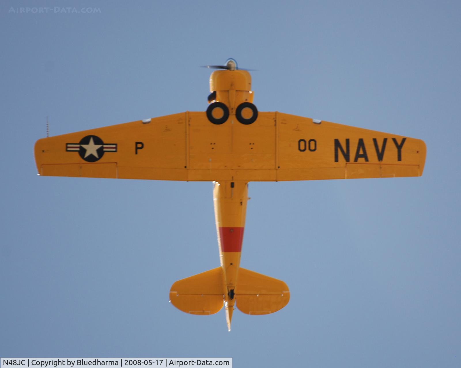 N48JC, North American AT-6G Texan Texan C/N 121-43192, Flight over West Denver