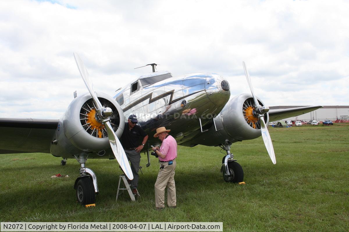 N2072, 1936 Lockheed 12A Electra Junior C/N 1208, Lockheed 12A Electra Jr.