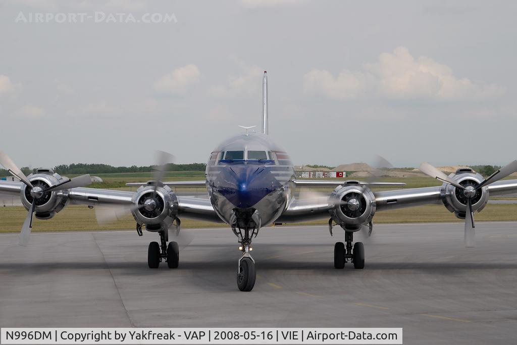 N996DM, 1958 Douglas DC-6B C/N 45563, Red Bull DC6