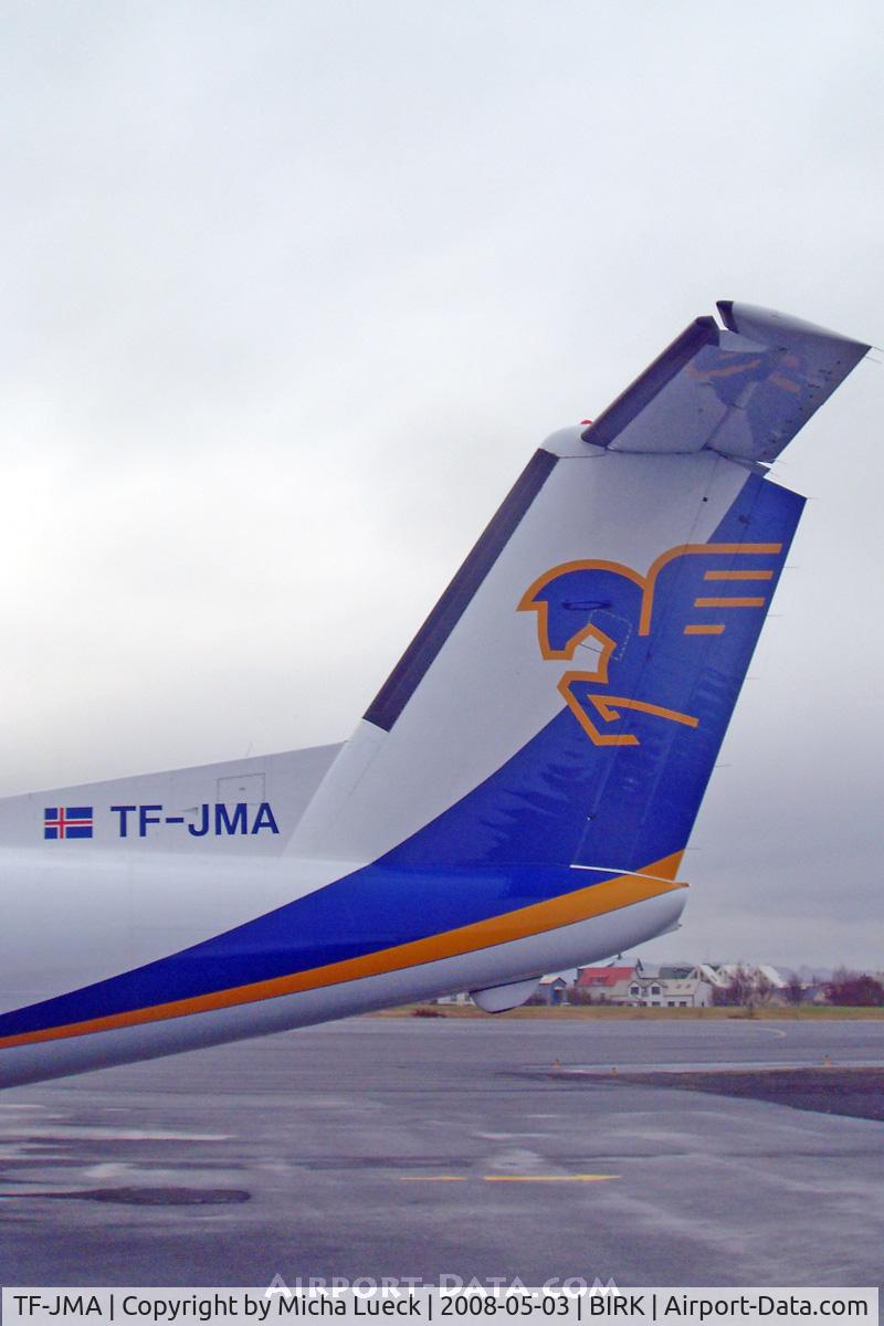 TF-JMA, De Havilland Canada DHC-8-106 Dash 8 C/N 335, At Reykjavik domestic