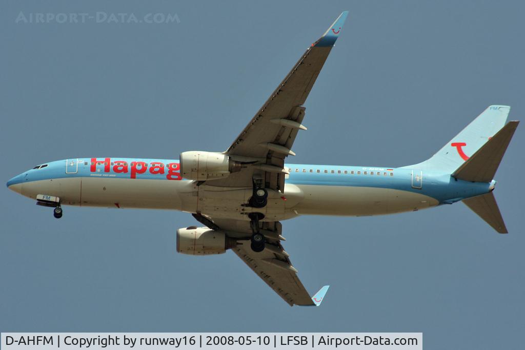 D-AHFM, 2000 Boeing 737-8K5 C/N 27986, landing on rwy 34 - ILS-34 approach