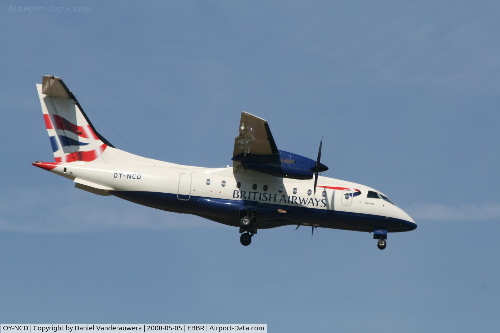 OY-NCD, 1998 Dornier Do328-100 C/N 3104, flight BA8251 is descending to rwy 02