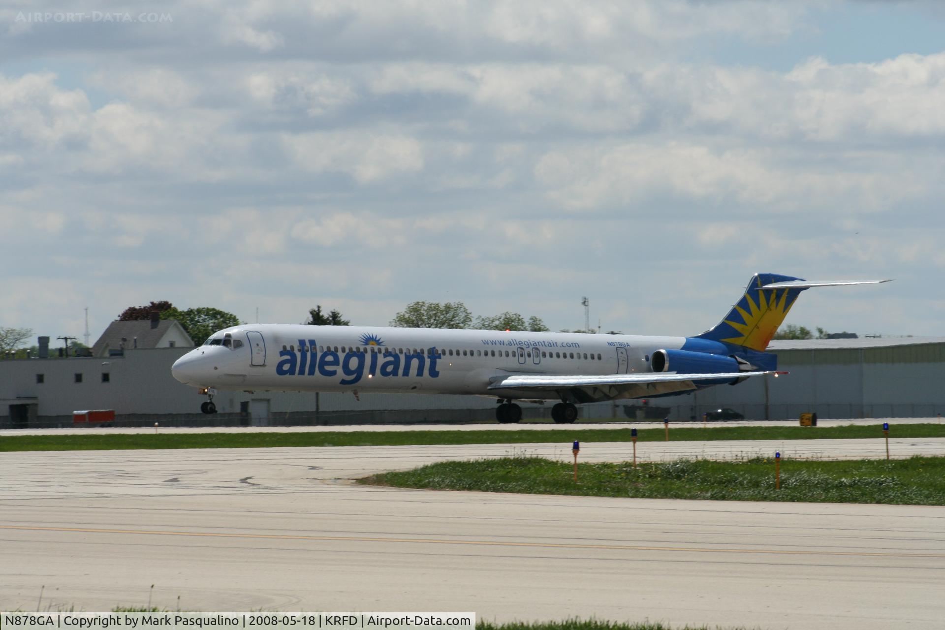 N878GA, 1996 McDonnell Douglas MD-83 (DC-9-83) C/N 53487, MD-83