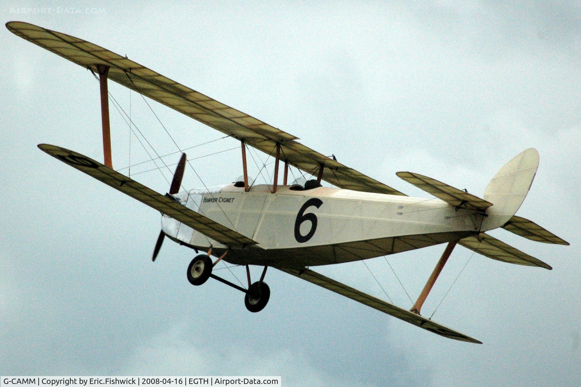 G-CAMM, 1992 Hawker Cygnet Replica C/N PFA 077-10245, 41. G-CAMM at Shuttleworth Evening Flying Display