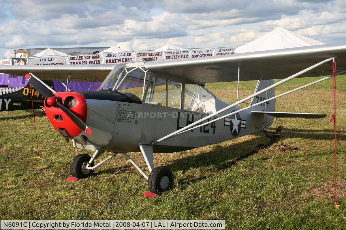N6091C, 1947 Aeronca L-16A C/N Not found (47-1124), Aeronca L-16A