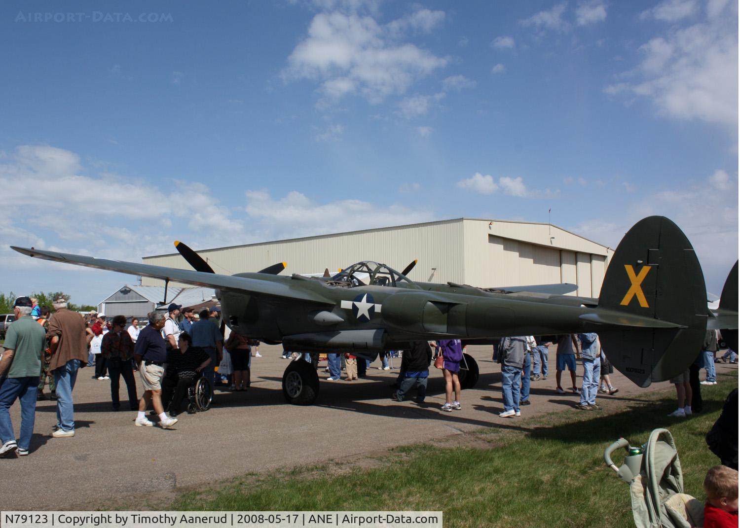 N79123, 1945 Lockheed P-38L-5 Lightning C/N 422-8235, Blaine Aviation Weekend 2008