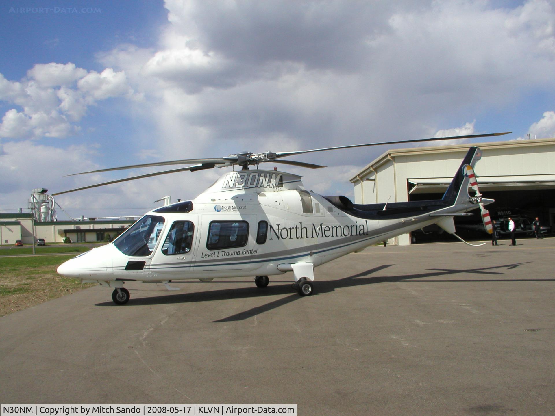 N30NM, Agusta A-109E Power C/N 11065, Parked on the ramp at Airlake.