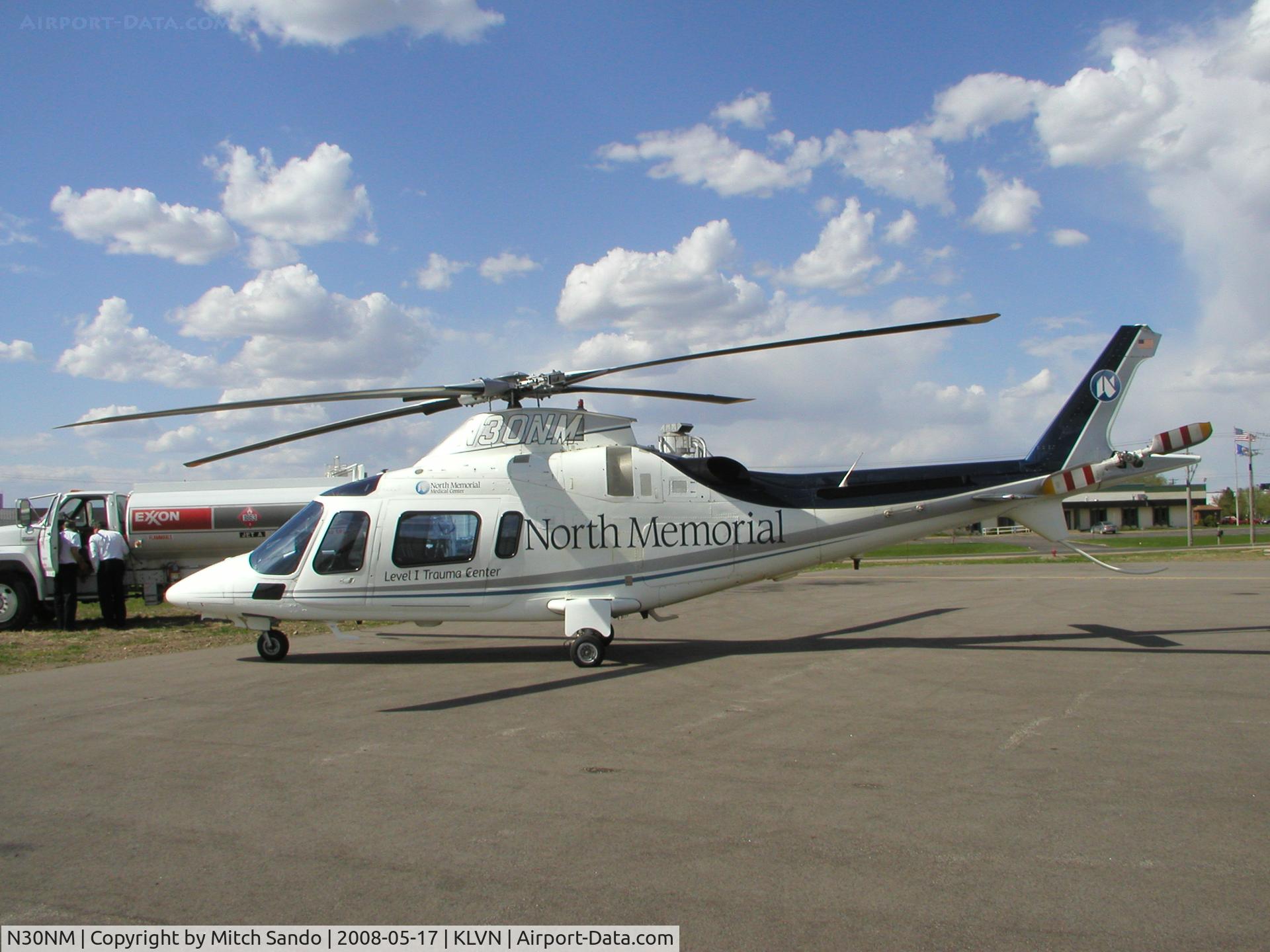 N30NM, Agusta A-109E Power C/N 11065, Parked on the ramp at Airlake.