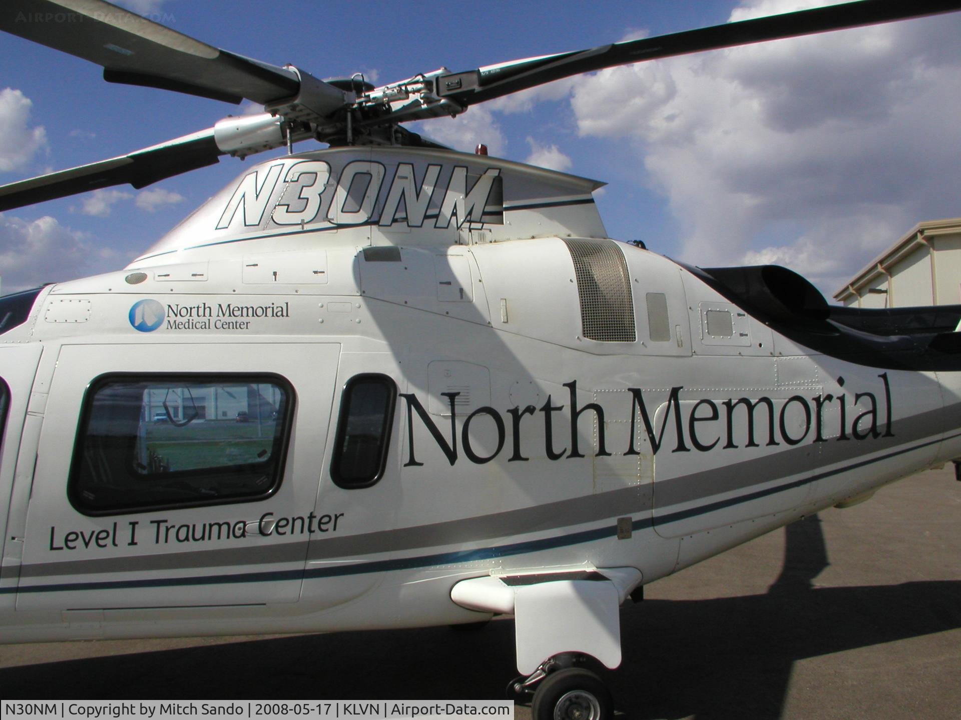 N30NM, Agusta A-109E Power C/N 11065, Parked on the ramp at Airlake.