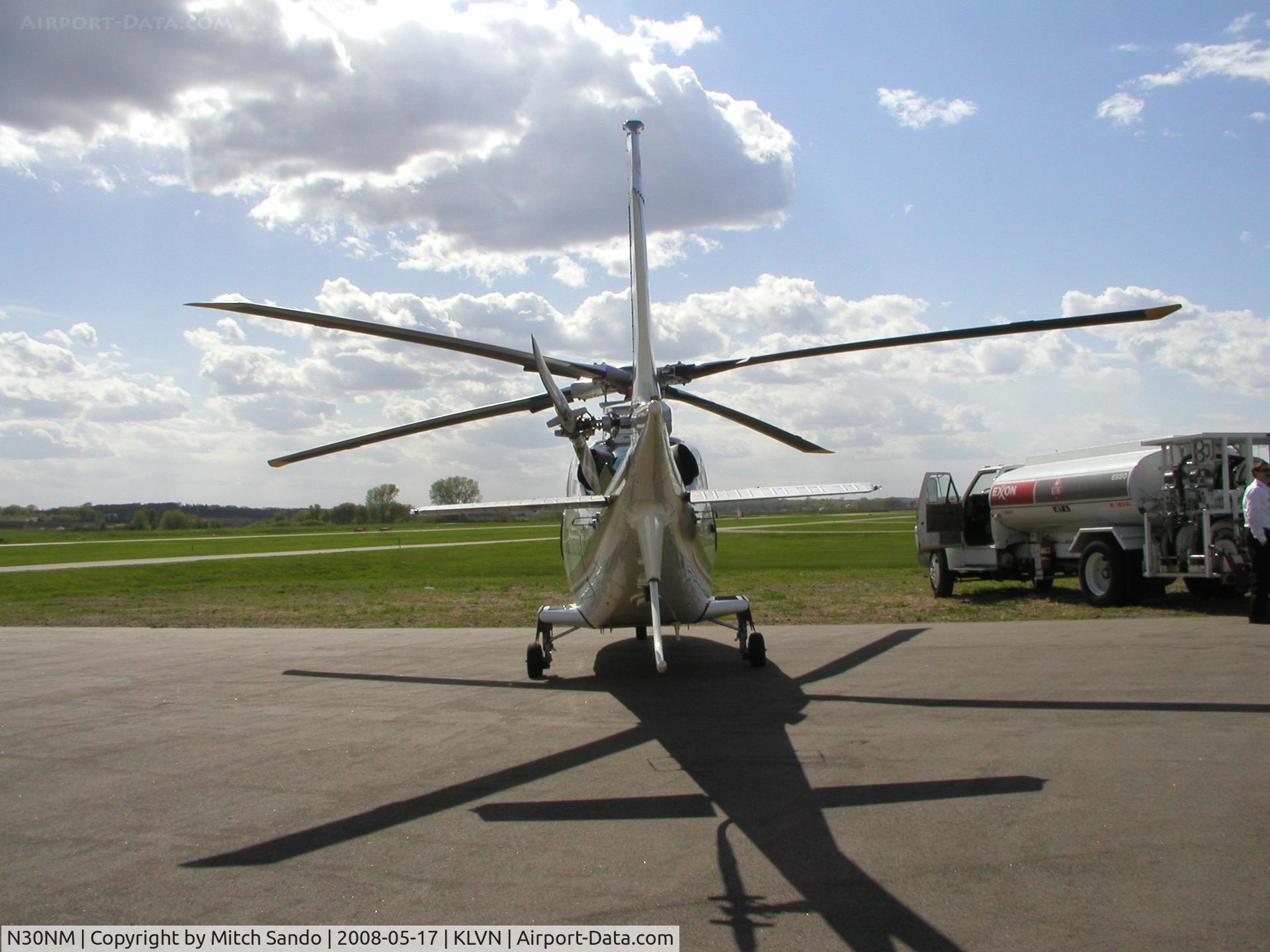 N30NM, Agusta A-109E Power C/N 11065, Parked on the ramp at Airlake.