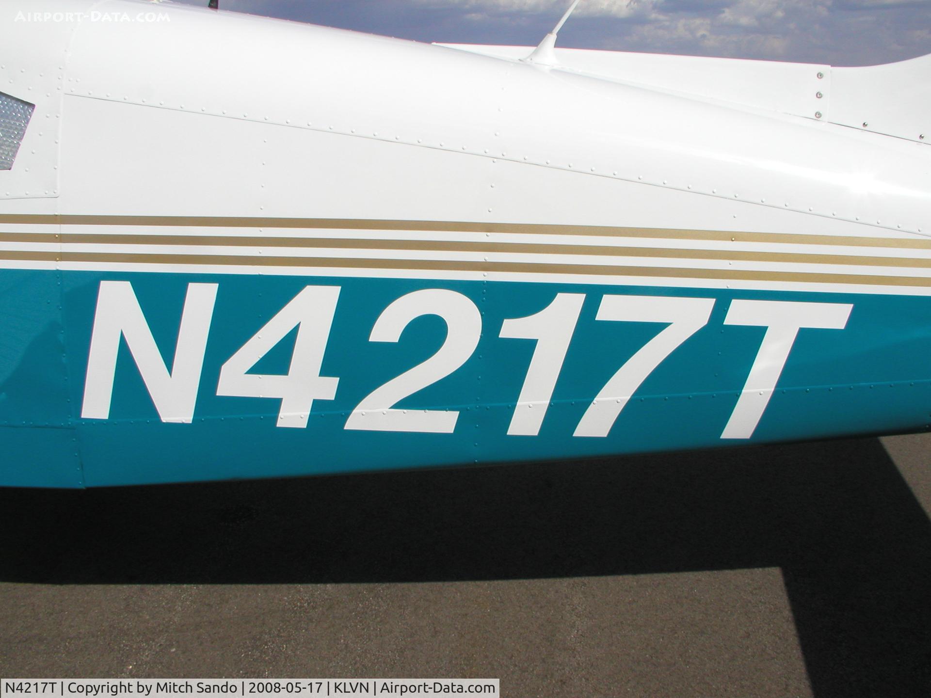 N4217T, 1968 Piper PA-28R-180 Cherokee Arrow C/N 28R-30975, Parked on the ramp at Airlake.