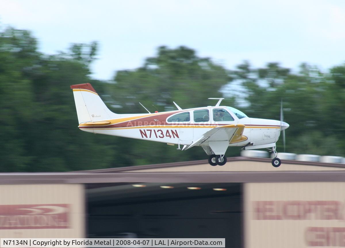 N7134N, 1967 Beech E33 Bonanza C/N CD-1138, Beech 33 Bonanza