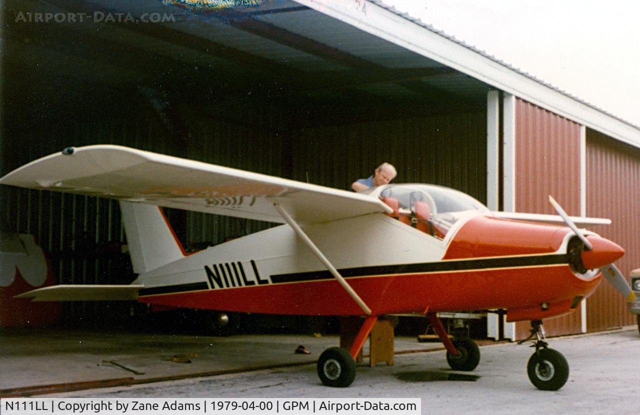 N111LL, 1964 Bolkow Bo-208 Junior C/N 545, At Grand Prairie Municipal