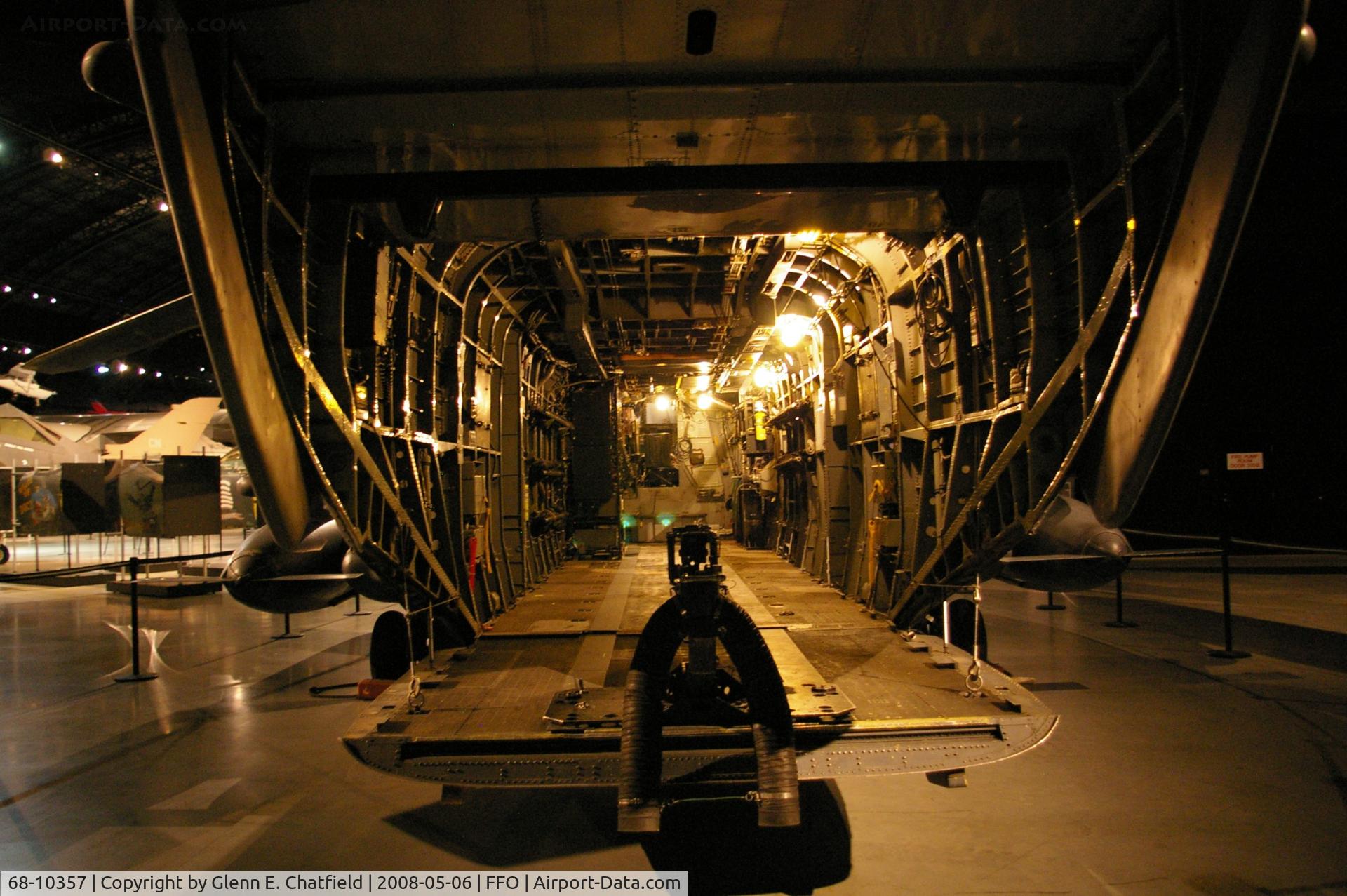 68-10357, 1968 Sikorsky MH-53M Pave Low IV C/N 65-173, Tail gun position, looking forward.  National Museum of the U.S. Air Force