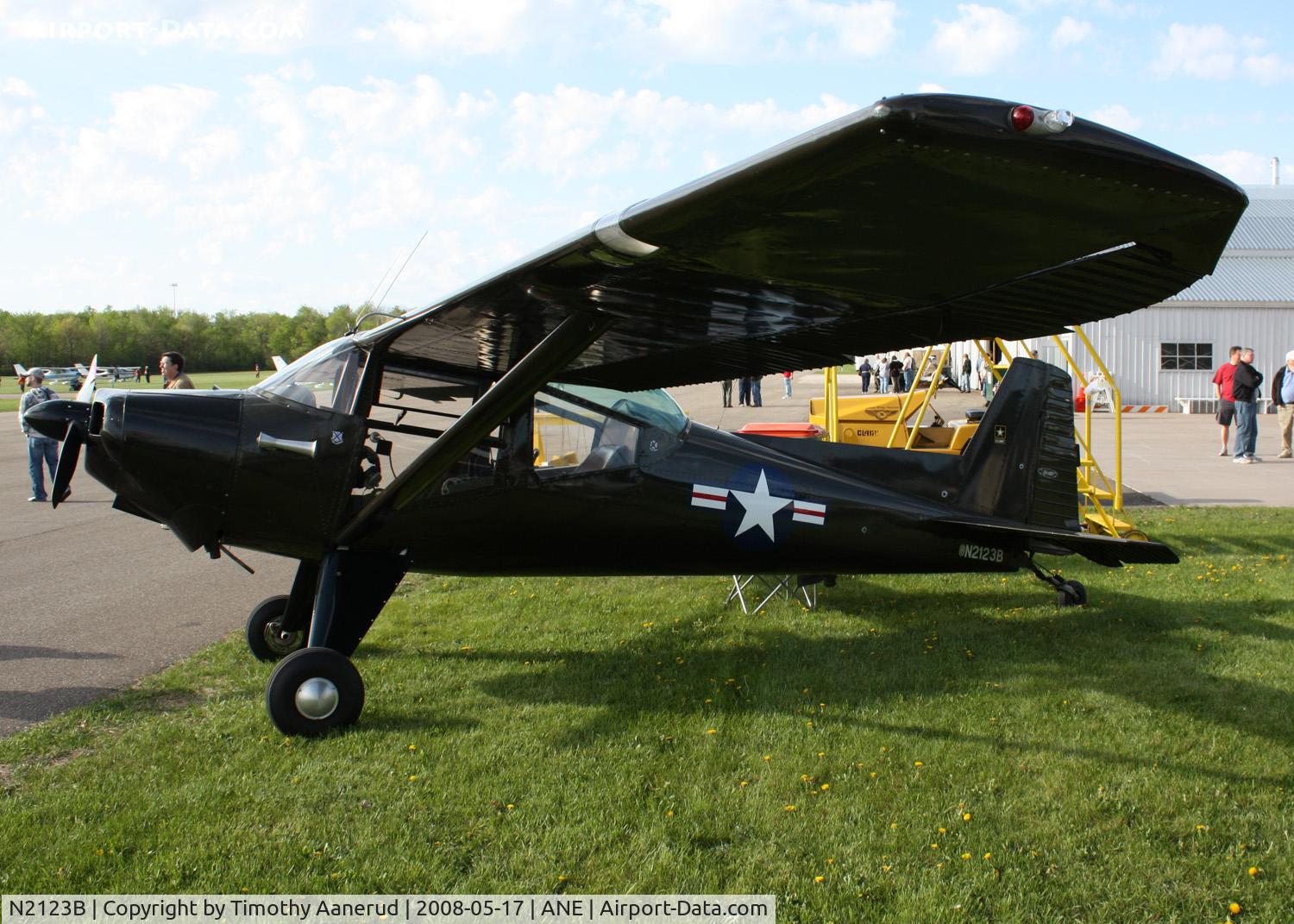 N2123B, 1949 Luscombe T-8F Silvaire C/N 6550, Blaine Aviation Weekend 2008
