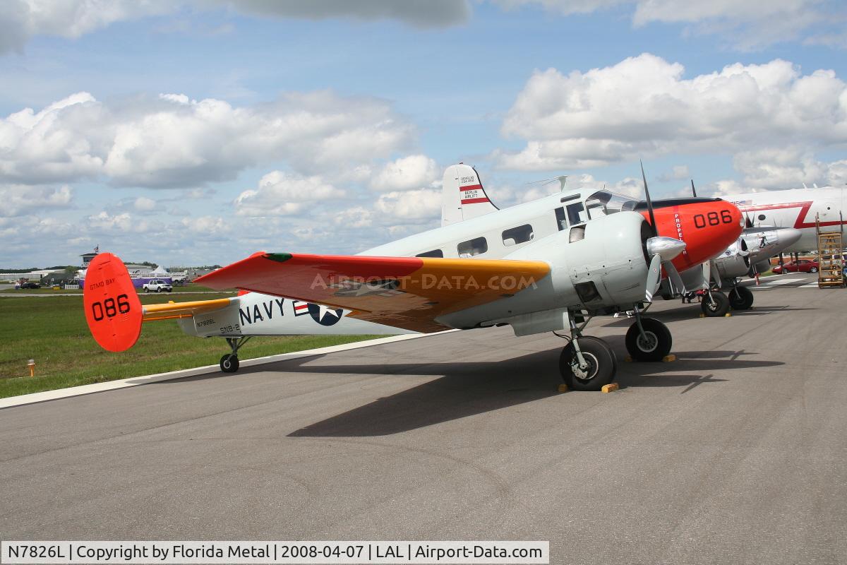 N7826L, 1951 Beech TC-45G C/N AF-86, Beech TC-45G