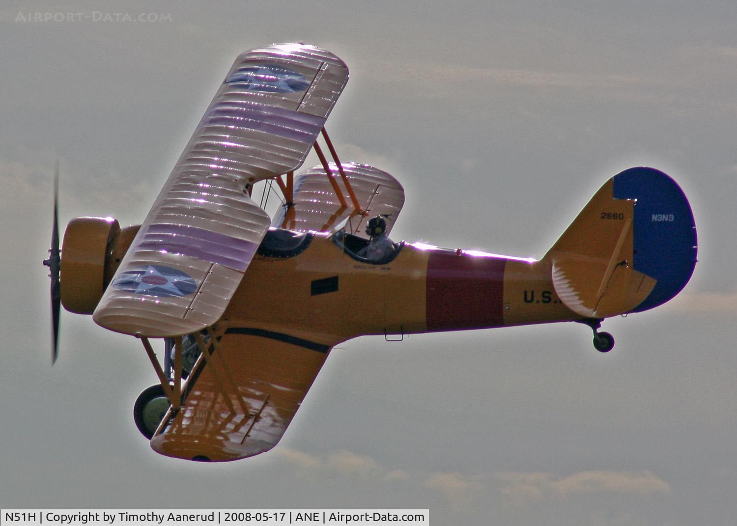 N51H, 1941 Naval Aircraft Factory N3N-3 C/N 2660, Blaine Aviation Weekend 2008