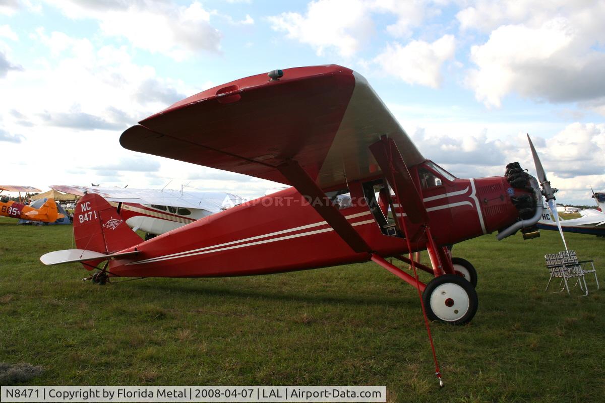 N8471, 1929 Stinson SM-2AA C/N 1069, Stinson SM-2AA Detroiter