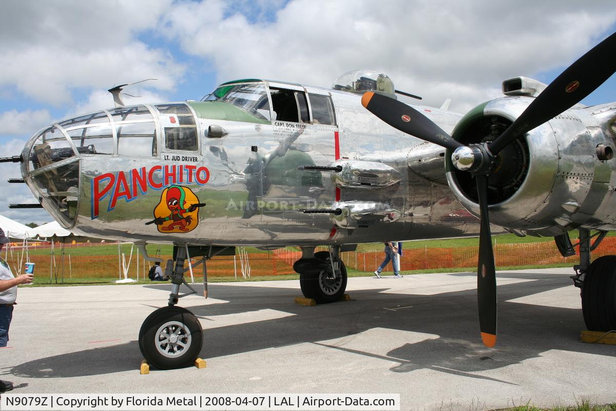 N9079Z, 1944 North American TB-25N Mitchell C/N 108-34009, B-25 Panchito