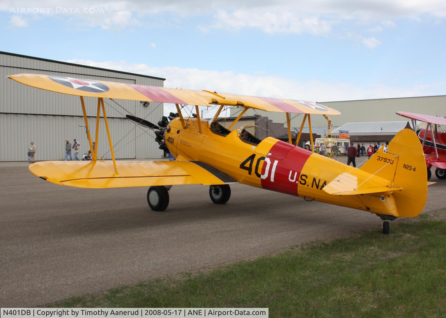 N401DB, 1942 Boeing A75N1 C/N 75-3677, Blaine Aviation Weekend 2008