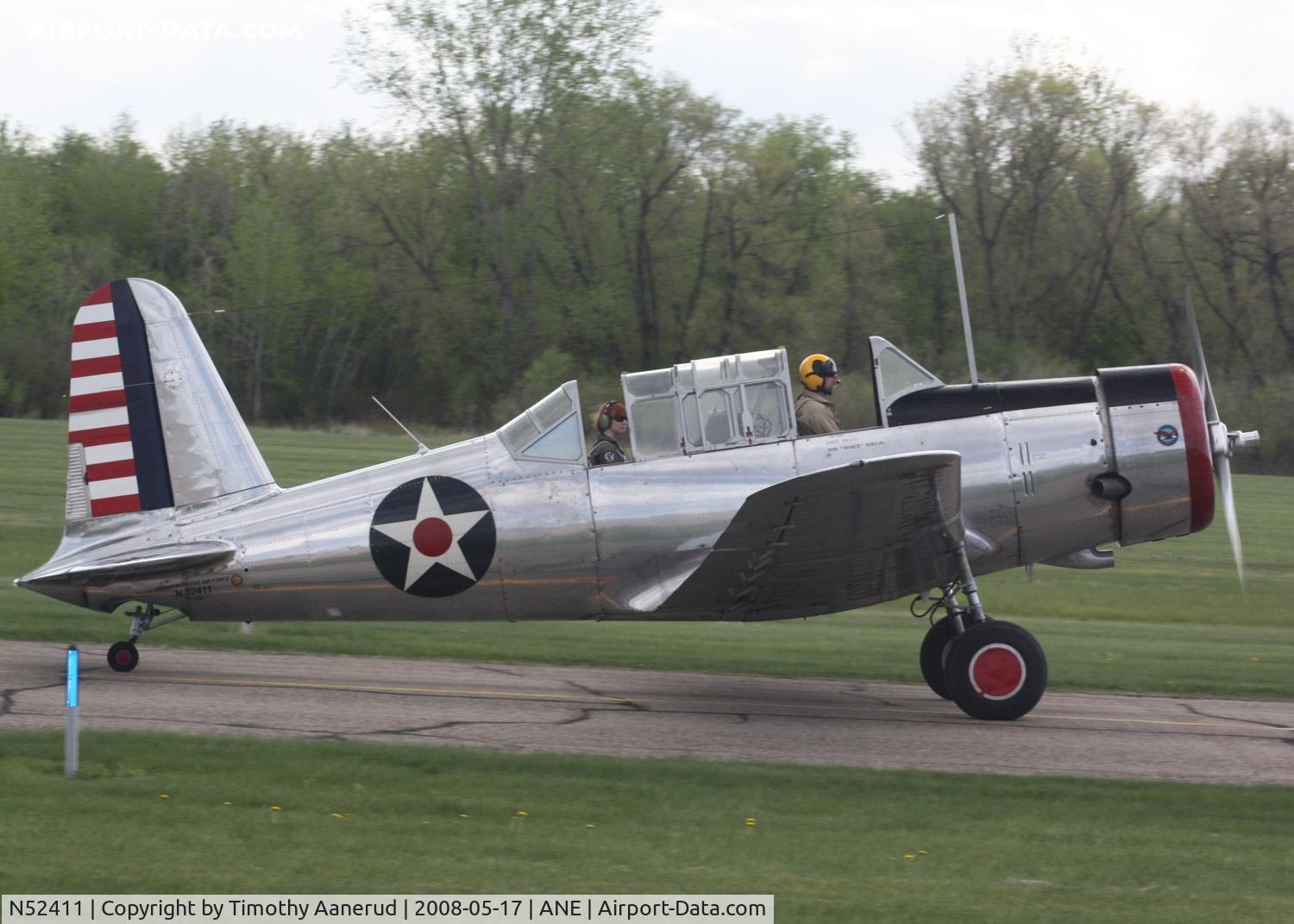 N52411, 1941 Consolidated Vultee BT-13A C/N 2548, Blaine Aviation Weekend 2008