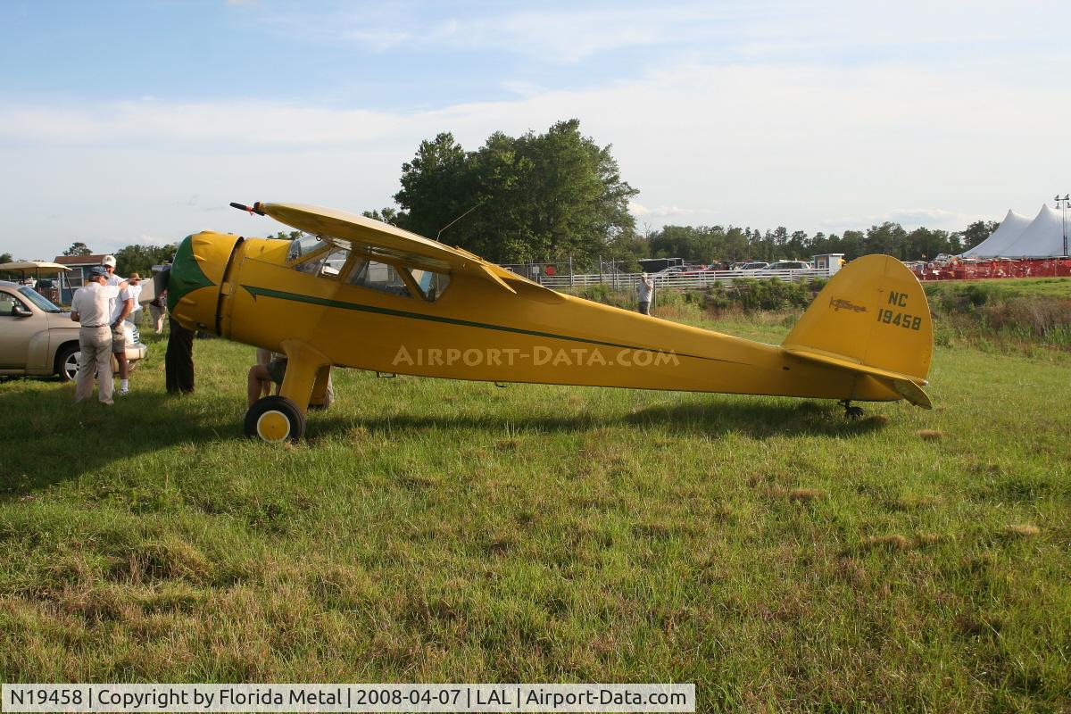 N19458, 1938 Cessna C-38 Airmaster C/N 411, Cessna C-38