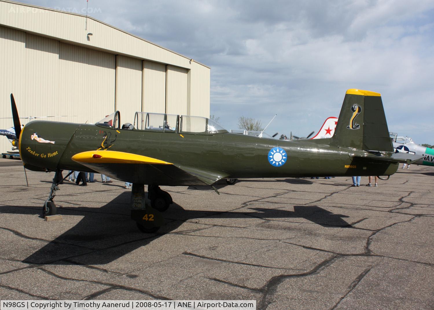 N98GS, 1976 Nanchang CJ-6A C/N 2751242, Blaine Aviation Weekend 2008