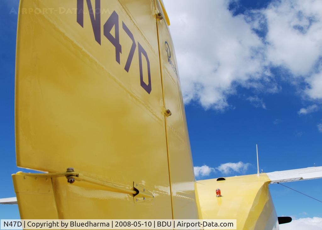 N47D, 1939 Beech D-17R C/N 289, Staggerwing parked for display at Boulder's Open House 2008.
