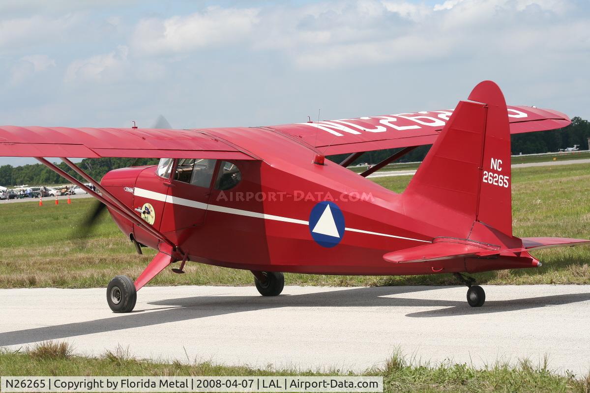 N26265, 1940 Stinson 10 C/N 7552, Stinson 10