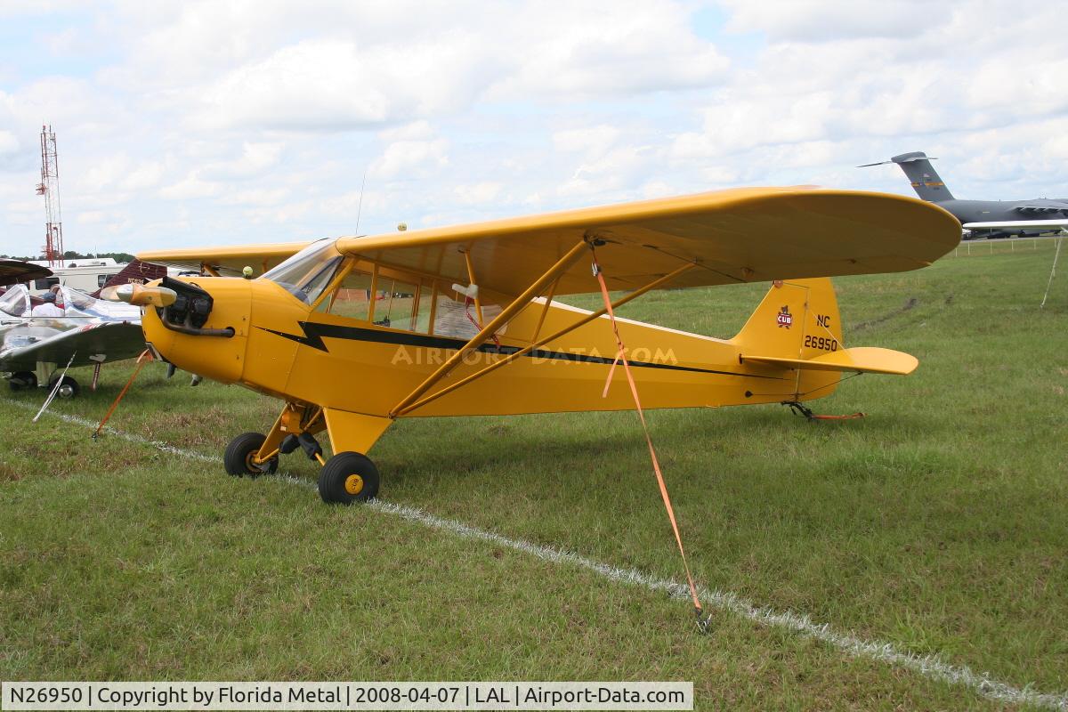 N26950, Piper J3C-65 Cub C/N 20974, Piper J3 Cub