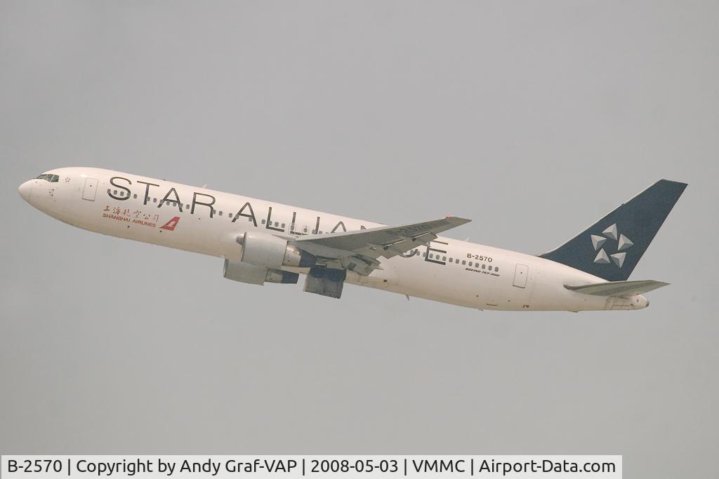 B-2570, Boeing 767-36D C/N 27941, Shanghai Airlines 767-300