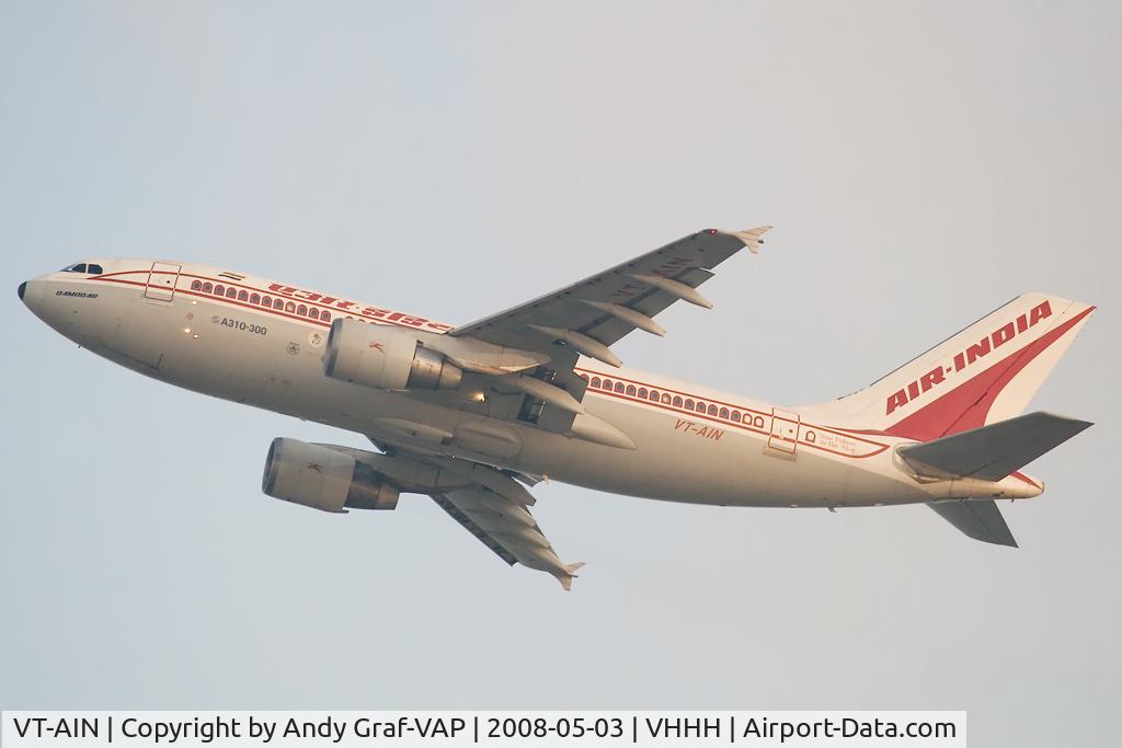 VT-AIN, 1993 Airbus A310-324 C/N 684, Air India A310-300
