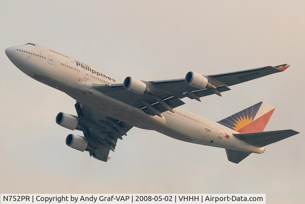 N752PR, 1993 Boeing 747-4F6 C/N 27262, Philippine Airlines 747-400